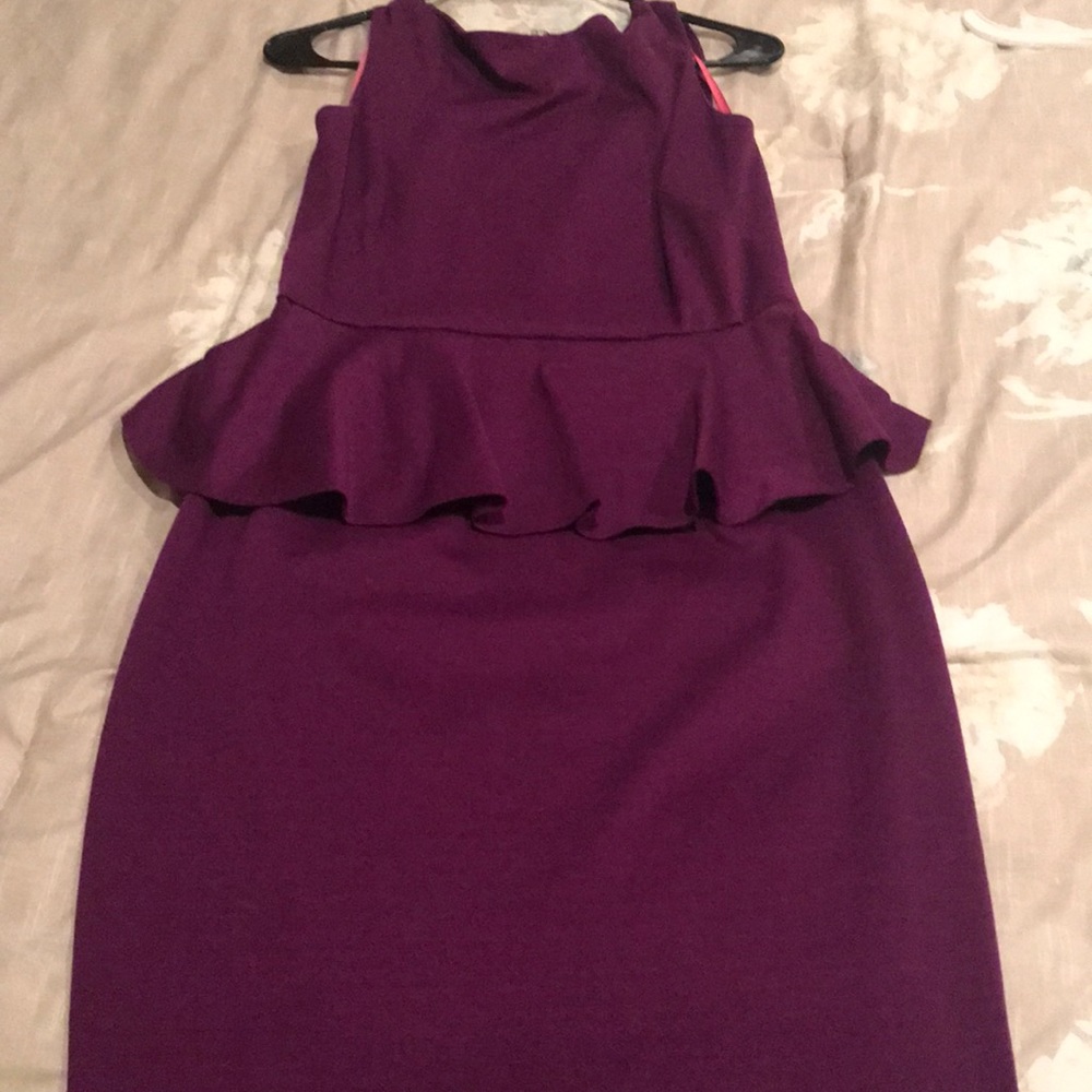 Beautiful dark purple dress